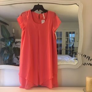 NWT Flowy Coral Dress